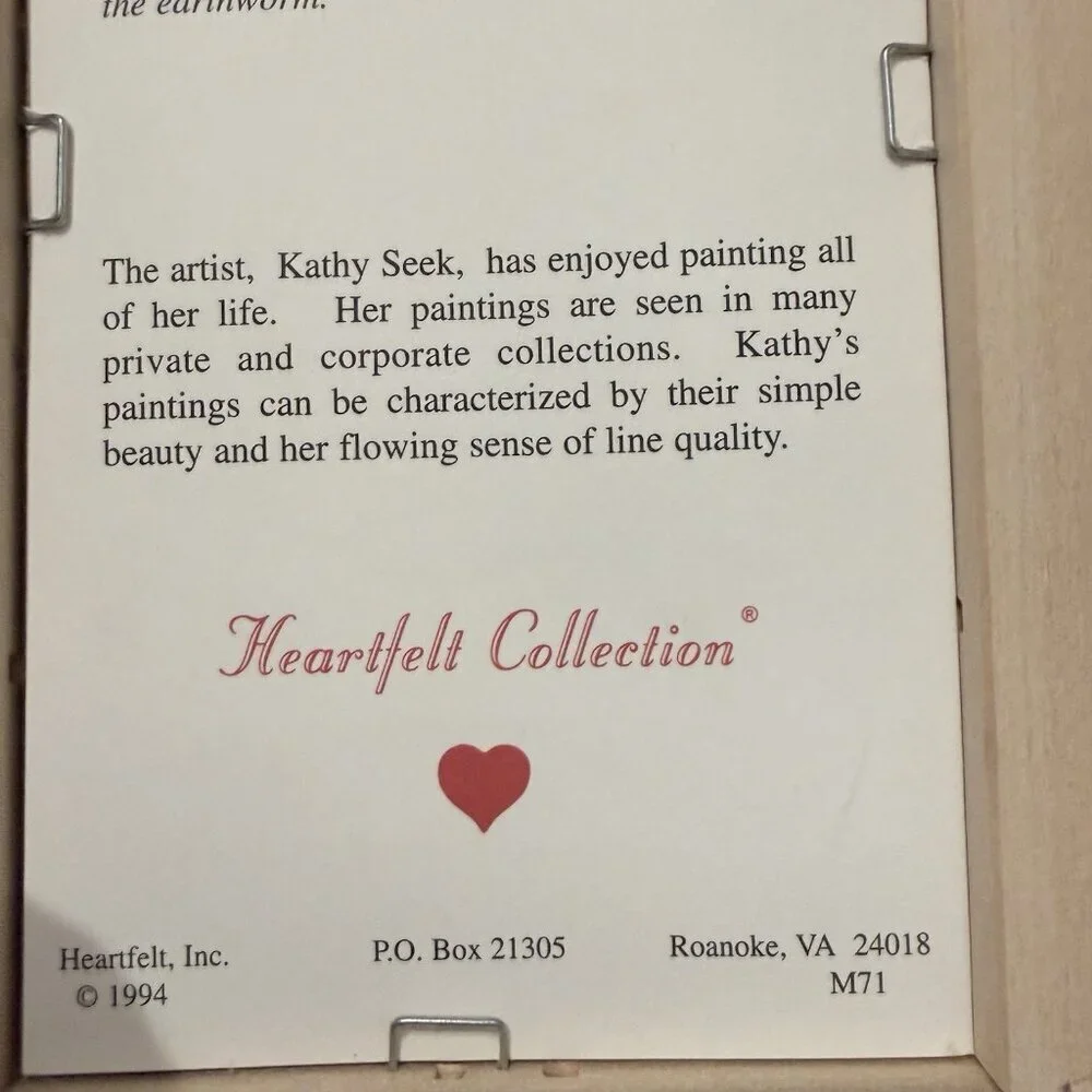 Heartfelt Collection Matted Bird Print Fold Frame 4